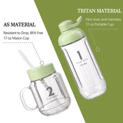 Personal Blender Maker For Shakes And Smoothies With 20.3 Oz Travel Cup And Lid