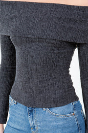 Elliana Textured Off Shoulder Top